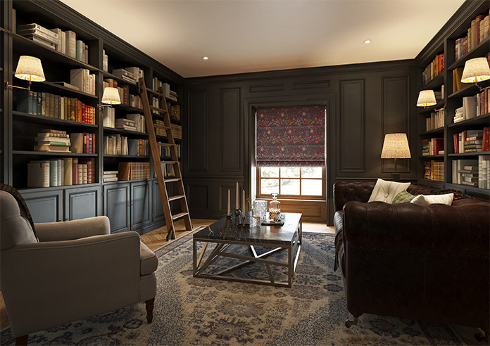 Oakmere, Carmine - Twist&Fit Roman Blind - Image 7